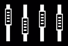 Console Mixer Svg Line Art, Free Vectors File